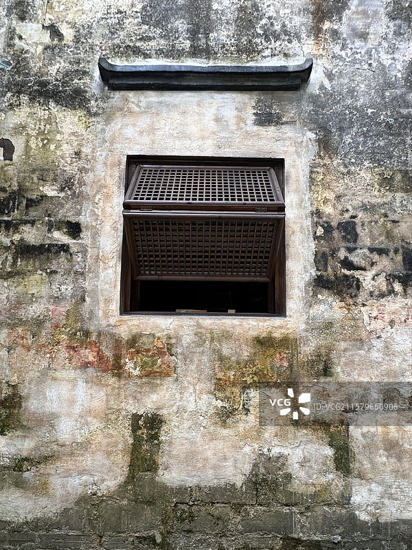 老街窗景图片素材