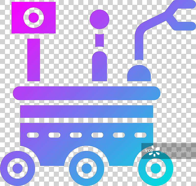 火星探测器图标设计图片素材