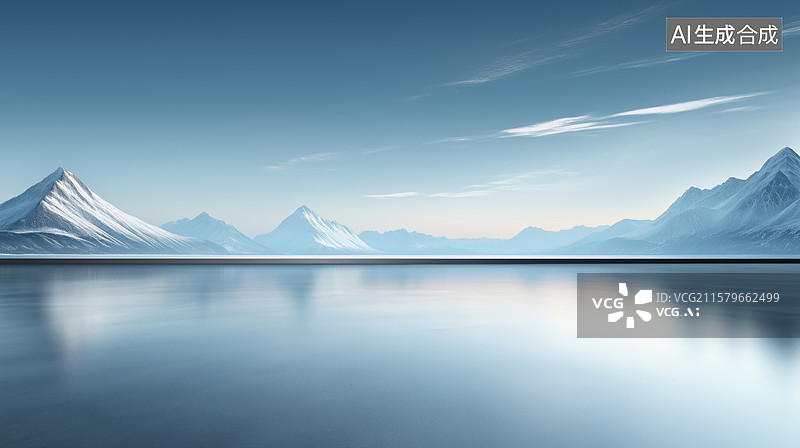 【AI数字艺术】山水景观 汽车广告背景图片素材