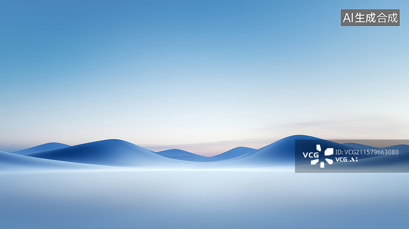 【AI数字艺术】山峦 科技背景图片素材
