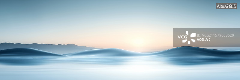 【AI数字艺术】简约大气山峦 水墨画 写意背景图片素材