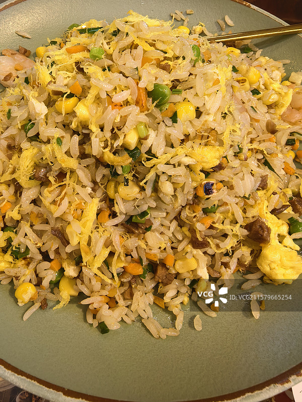 扬州金丝炒饭图片素材