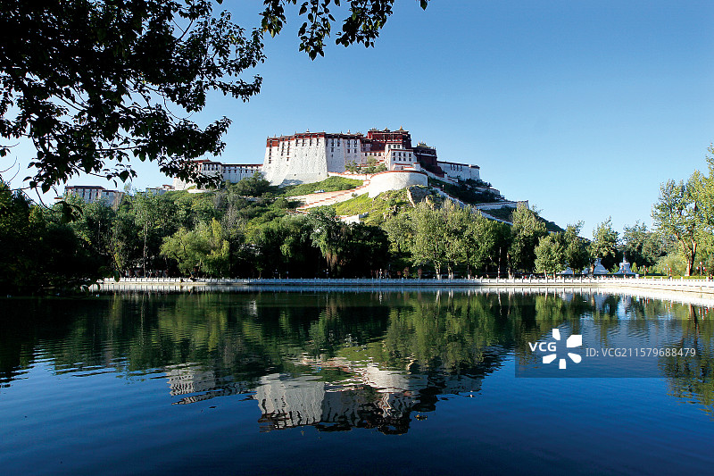 西藏自治区拉萨市布达拉宫图片素材