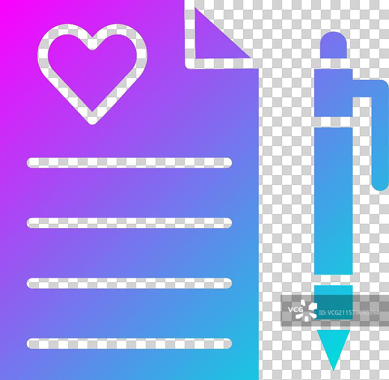 婚礼合同图标设计图片素材