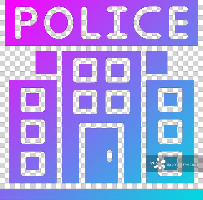 警察局图标设计图片素材