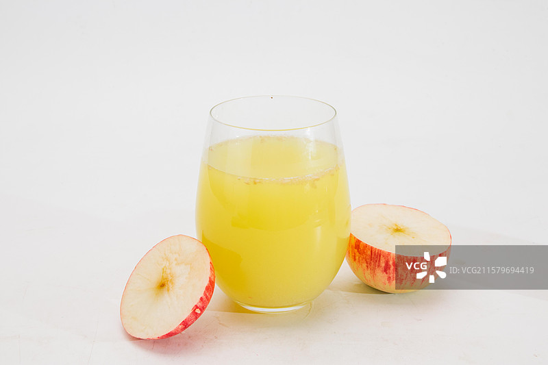 美味果汁饮料苹果汁图片素材