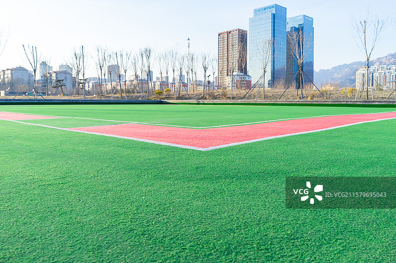中国体育运动健身活动拍摄主题，健身活动公园的门球槌球运动场，户外无人图像摄影图片素材