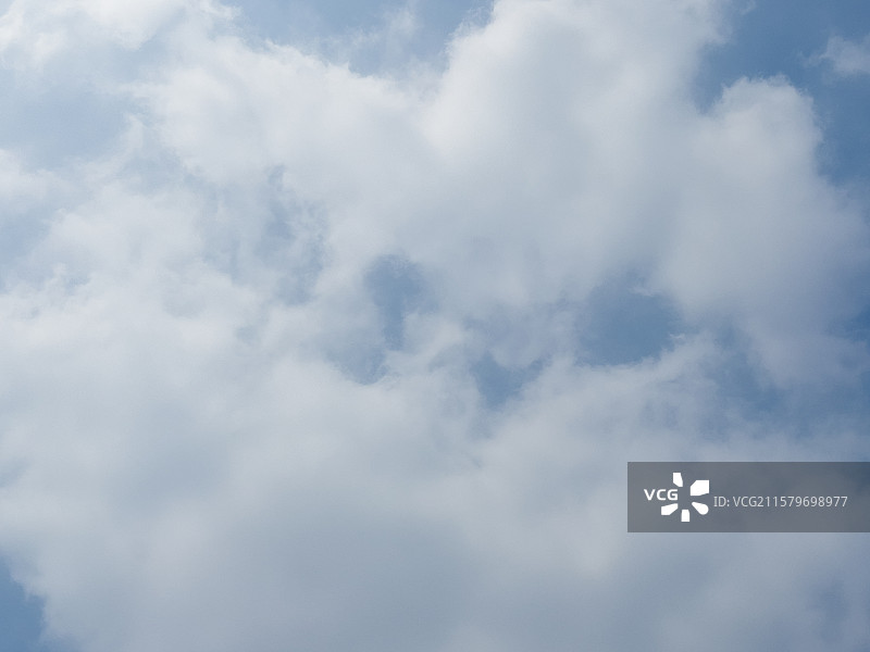 晴朗天气蓝天白云背景图片素材