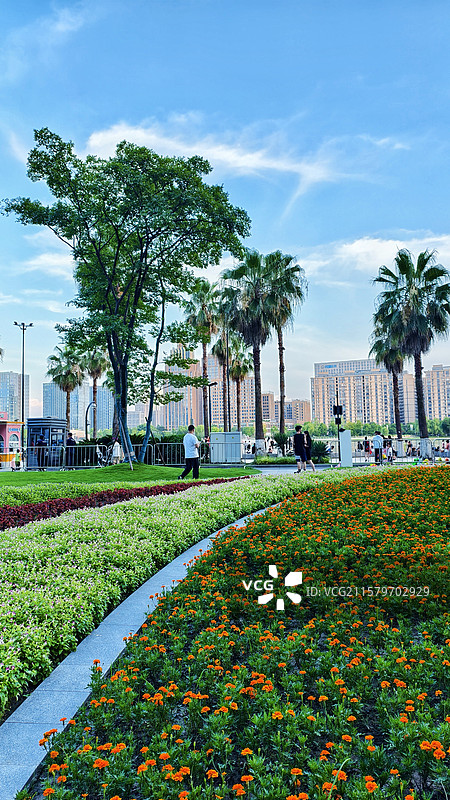 杭州金沙湖公园图片素材