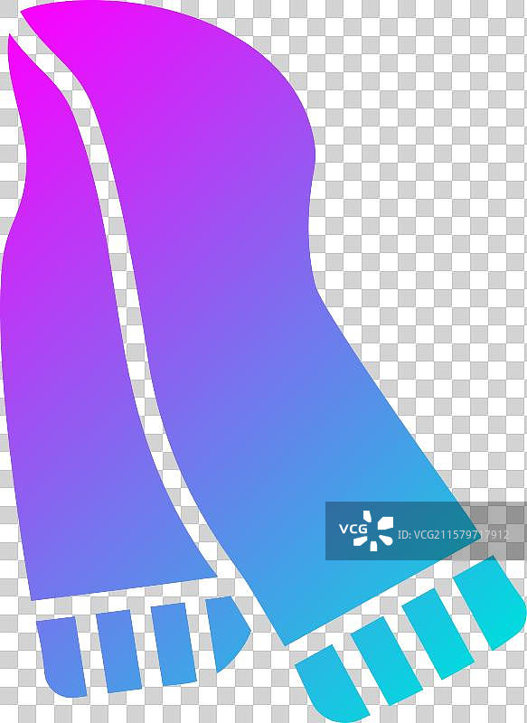 围巾图标设计图片素材