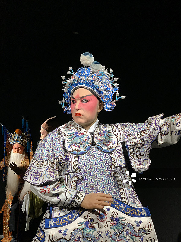 中国秦腔艺术博物馆，秦腔艺术人物蜡像图片素材