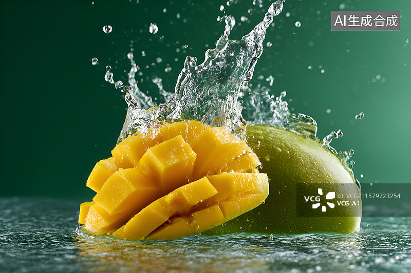 【AI数字艺术】【AI数字艺术】水果芒果图片素材