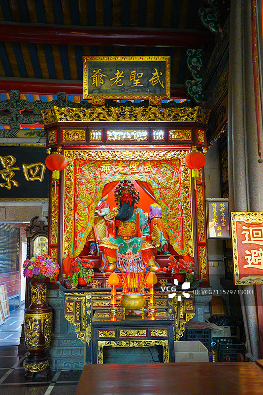 揭阳普宁市，普宁城隍庙，古建筑之美！图片素材