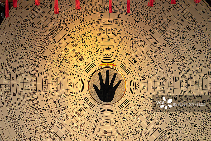 中国历史传统文化拍摄主题，前程财运姻缘祈福转运生辰八字，户外白昼无人图像摄影图片素材