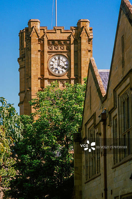 墨尔本大学钟楼图片素材