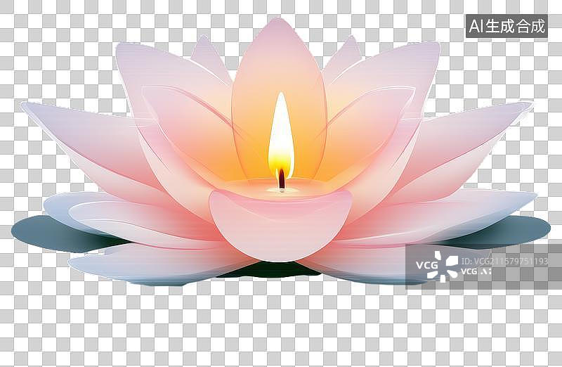 【AI数字艺术】免抠卡通莲花灯素材图片素材