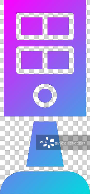 自助服务亭图标设计图片素材