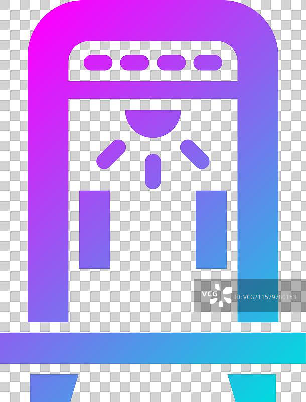 金属探测器图标设计图片素材