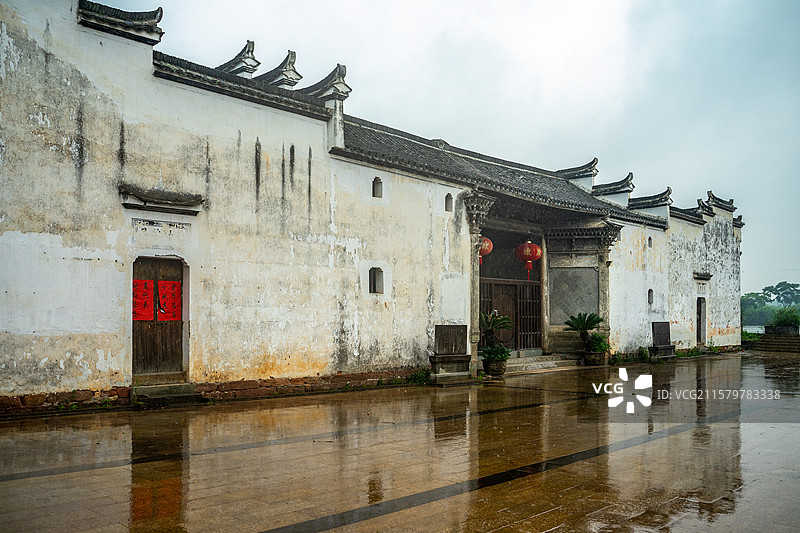 中国浙江省金华兰溪市上族祠图片素材