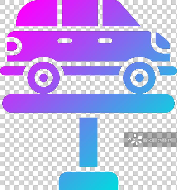 汽车升降机图标设计图片素材