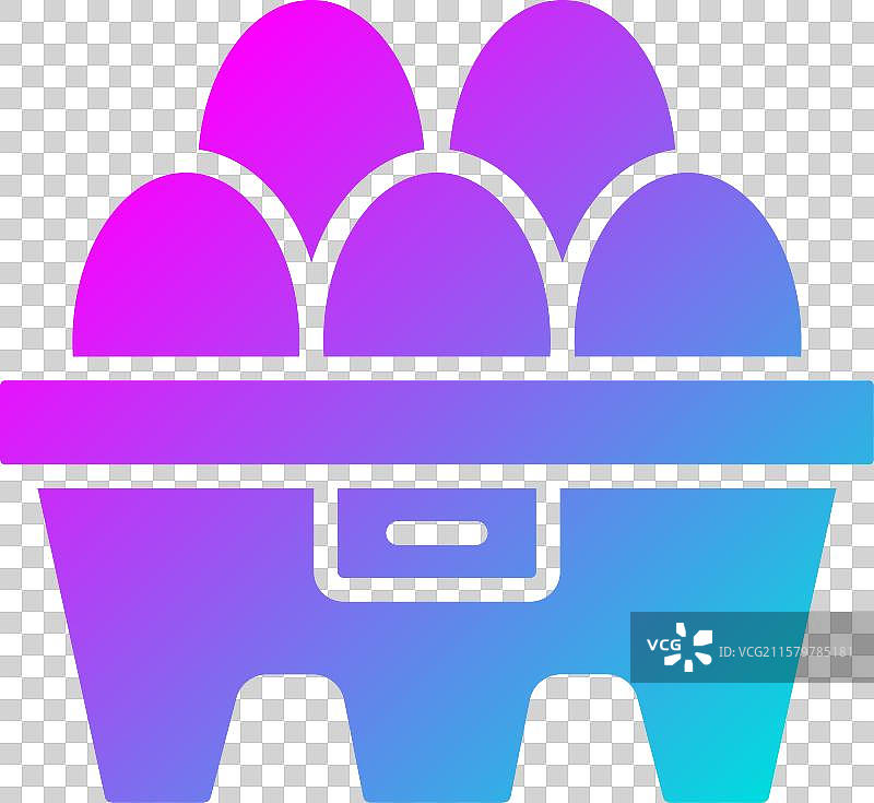 鸡蛋盒图标设计图片素材