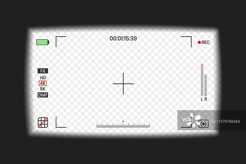 相机取景器视频或照片框录制器图片素材
