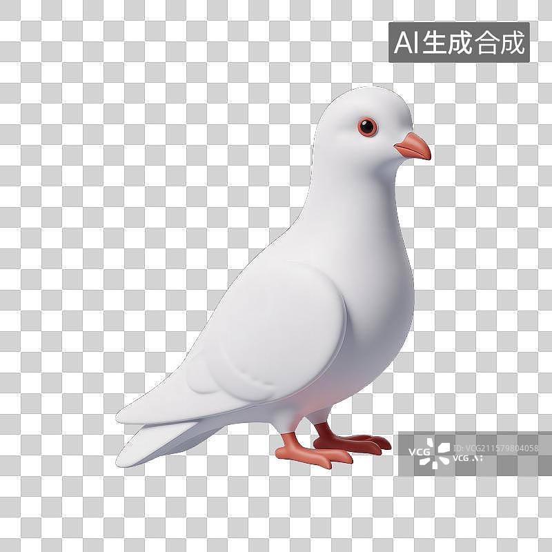 【AI数字艺术】纯洁的和平鸽和平鸽的纯洁象征鸽子素材图片素材