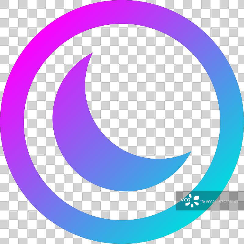 夜间模式图标设计图片素材