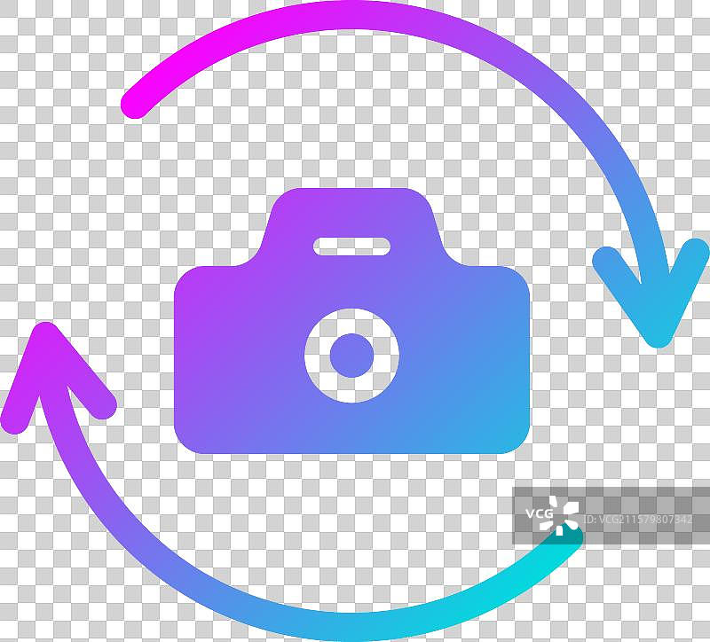 更改相机图标设计图片素材