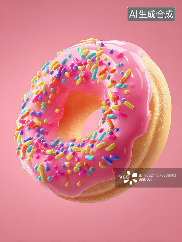 【AI数字艺术】甜甜圈的诱惑图片素材