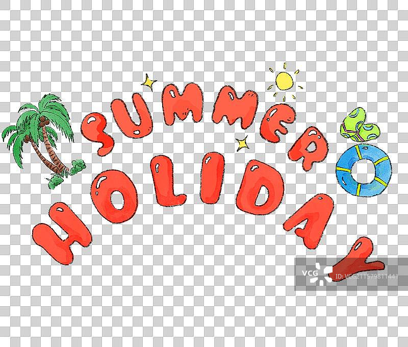summer holiday图片素材