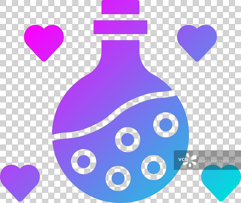 爱情药水图标设计图片素材