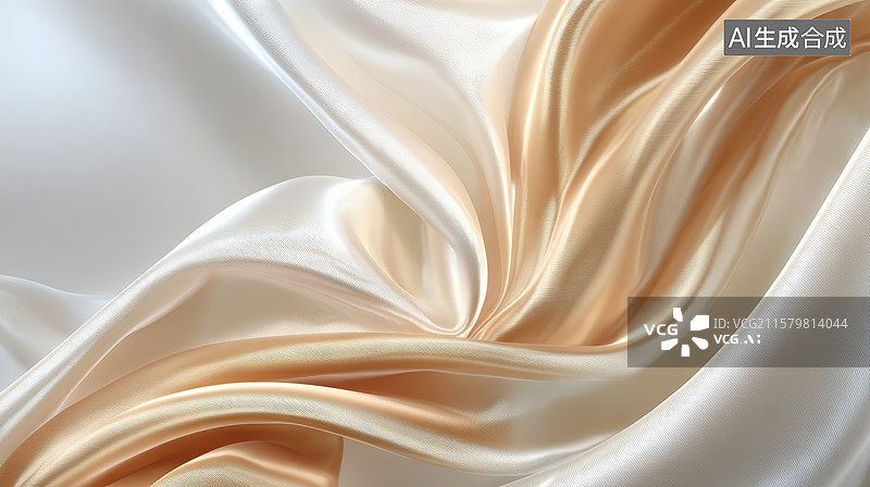 【AI数字艺术】优雅的丝绸面料纹理图片素材