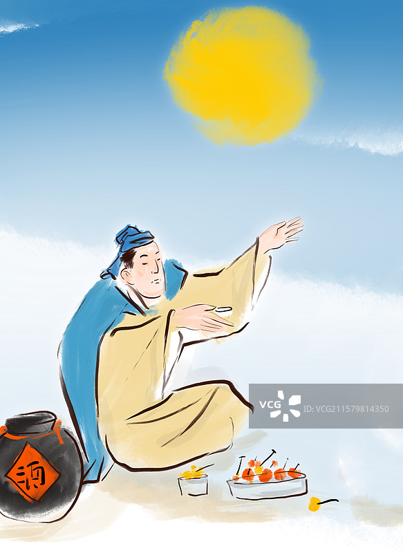 宋文公,春秋时期宋国 古代 文学 诗人 人物 插画图片素材