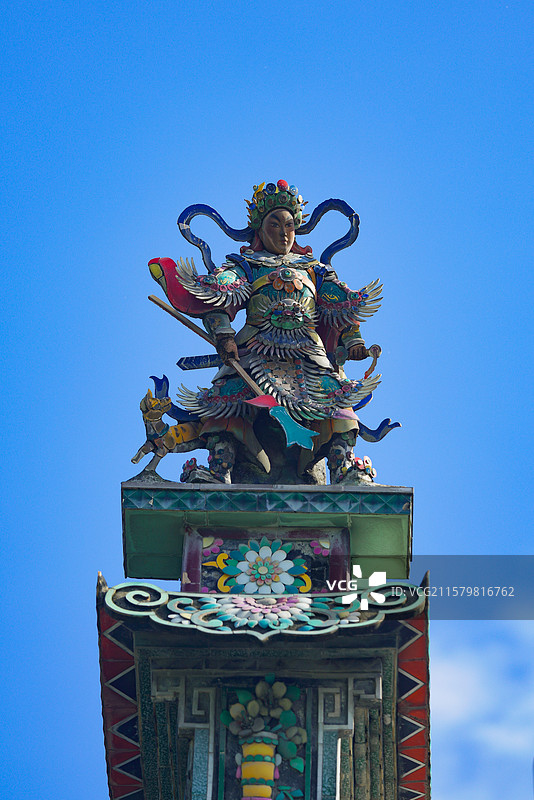 汕尾陆丰 玄武山元山寺 寺庙旅游景区风光照图片素材