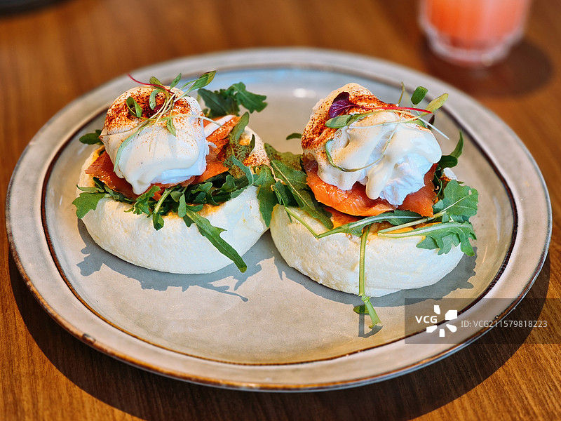 班尼迪克蛋舒芙蕾图片素材