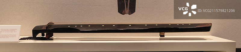 仲尼式“雅乐之琴”七弦琴·民国·1932年杭州府学移交·浙江省博物馆之江馆图片素材