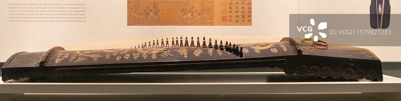 杭州府学瑟·清同治九年·1932年杭州府学移交·浙江省博物馆之江馆图片素材