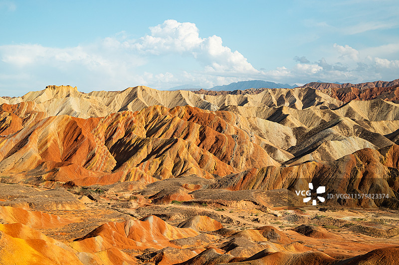 中国张掖七彩丹霞自然风光图片素材