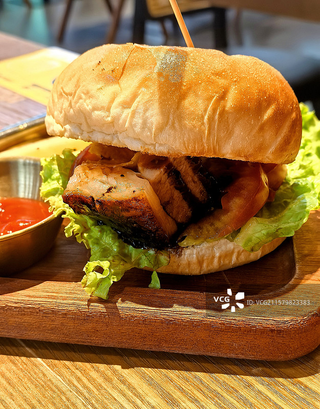 静物：美食.西餐汉堡图片素材