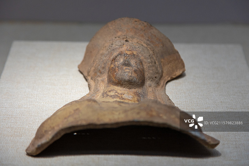 古希腊雅典丨陶制浮雕德墨忒尔半身像图片素材