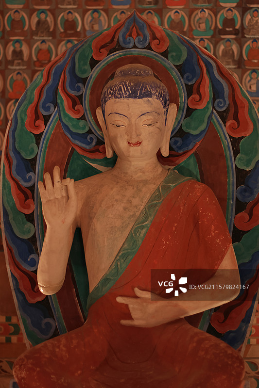 新疆吐鲁番博物馆的文物图片素材