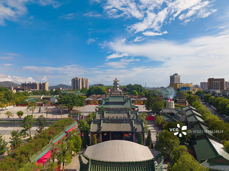 汕尾陆丰 玄武山元山寺 寺庙旅游景区风光照图片素材