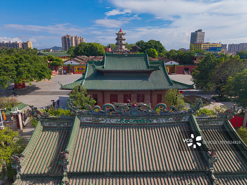 汕尾陆丰 玄武山元山寺 寺庙旅游景区风光照图片素材