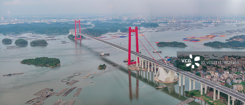 广西钦州市钦南区龙门镇龙门大桥图片素材