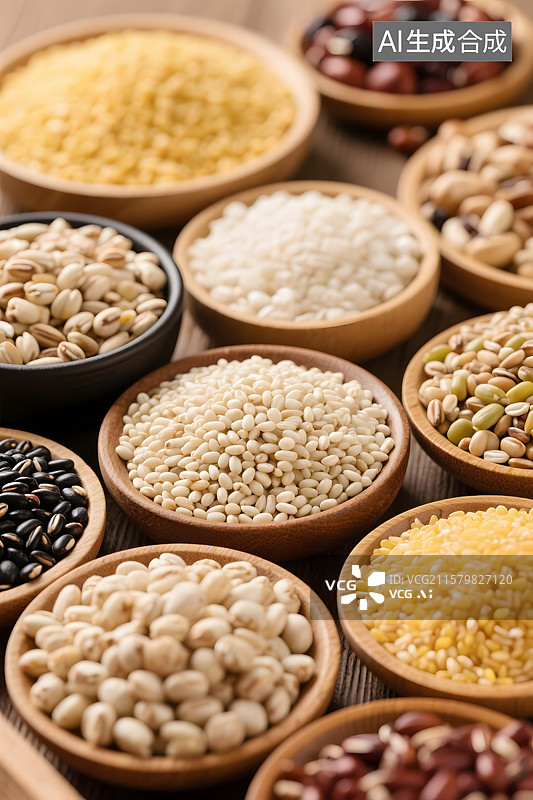 【AI数字艺术】丰富的五谷杂粮图片素材