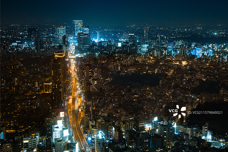 日本东京池袋SunshineCity俯瞰城市图片素材