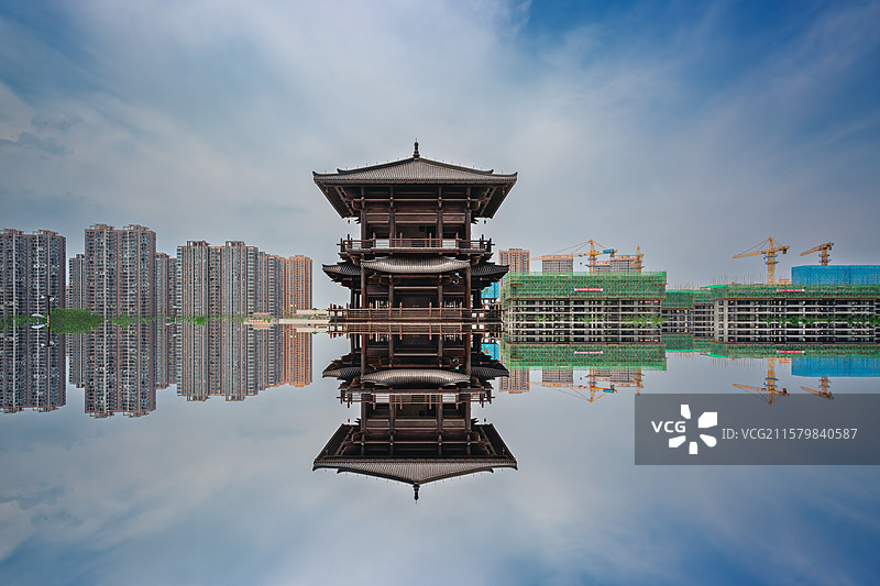 老子阁+青牛广场（安徽亳州涡阳）图片素材