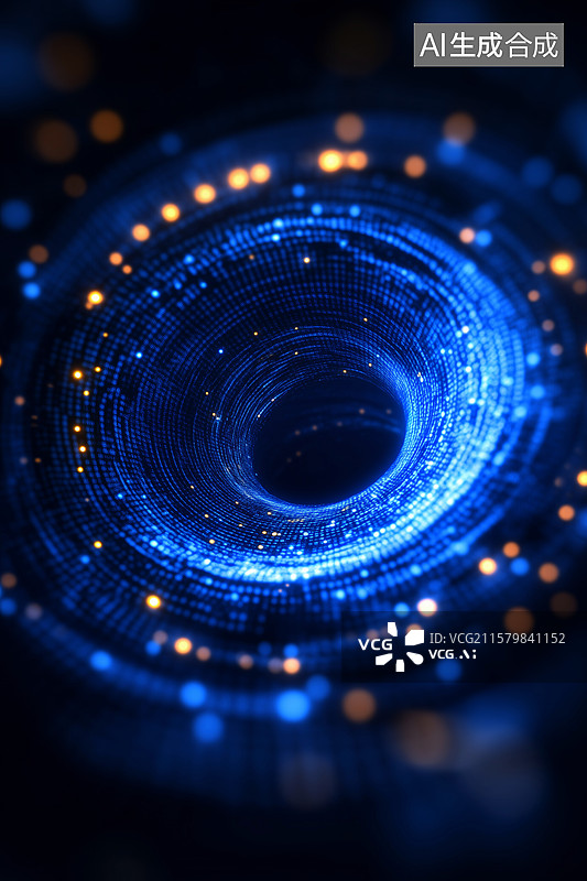 【AI数字艺术】科技概念 粒子 线条 互联网 大数据图片素材
