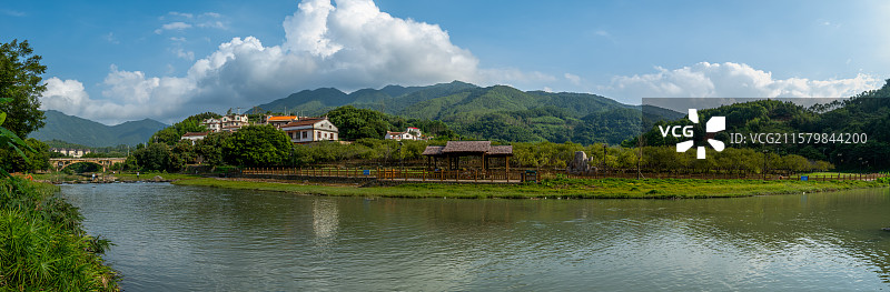 漳州长泰马洋溪山水田园风光图片素材